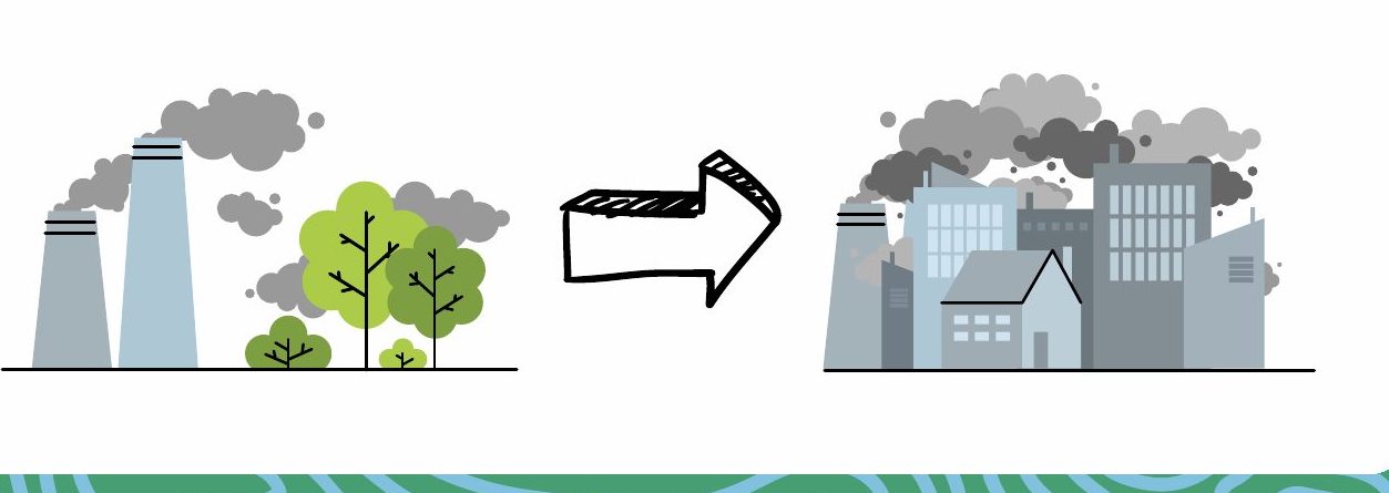 Fábricas, ciudad y deforestación crecen con la población
