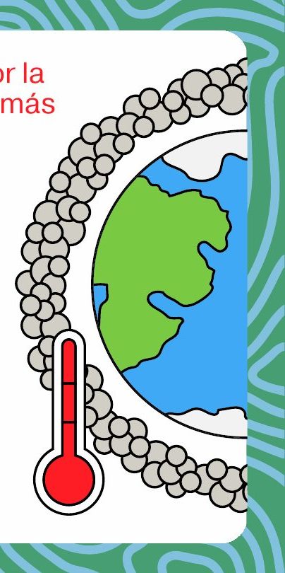 La Tierra con un termómetro en rojo